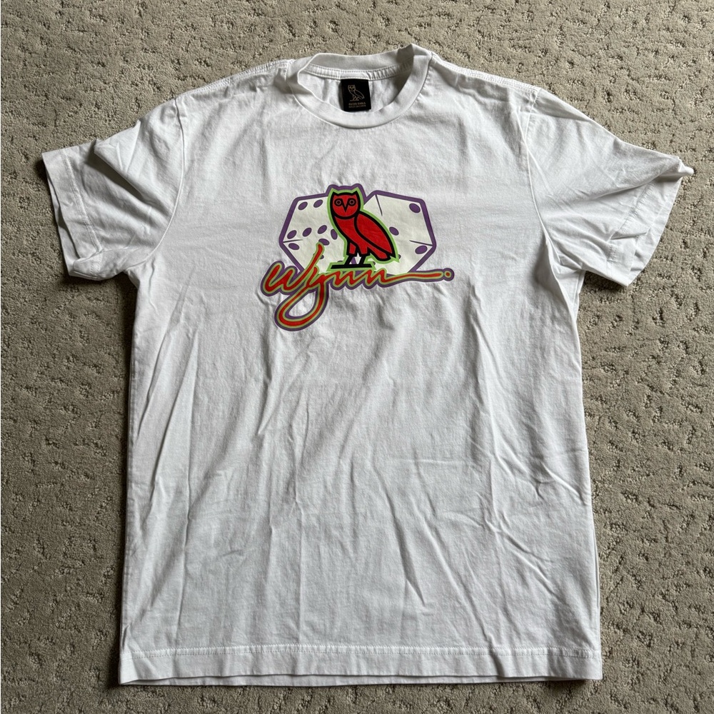 OVO Wynn Las Vegas Dice Tee White Green Purple Red